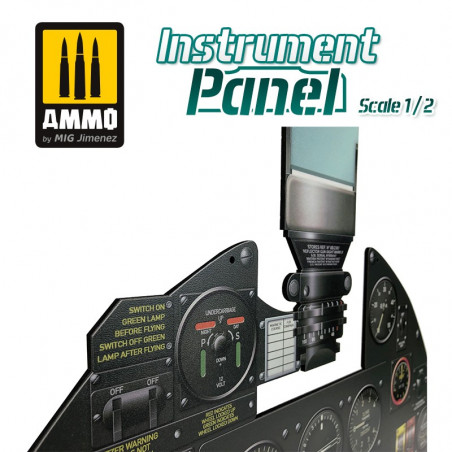 ▷ Panel Avión Hawker Hurricane Mk. I - Instrument Panel 1/2 Scale