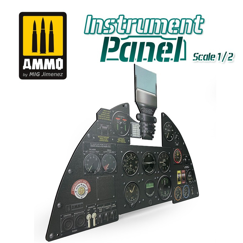 ▷ Panel Avión Hawker Hurricane Mk. I - Instrument Panel 1/2 Scale