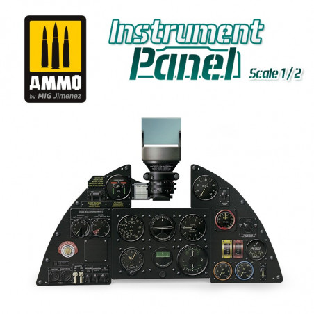 ▷ Panel Avión Hawker Hurricane Mk. I - Instrument Panel 1/2 Scale