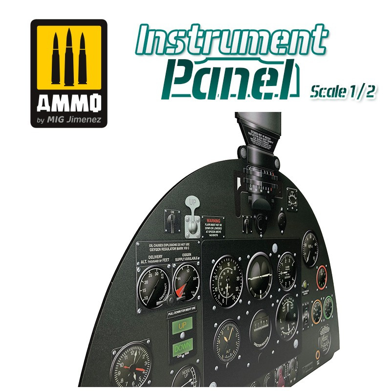 Supermarine Spitfire Mk. Vb - Instrument Panel 1/2 Scale