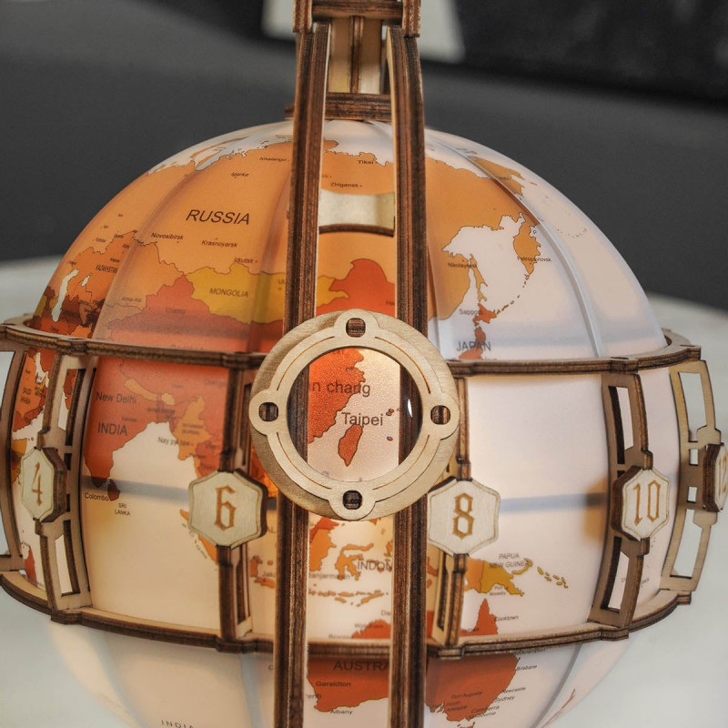 ROKR Luminous Globe ST003 3D Wooden Model