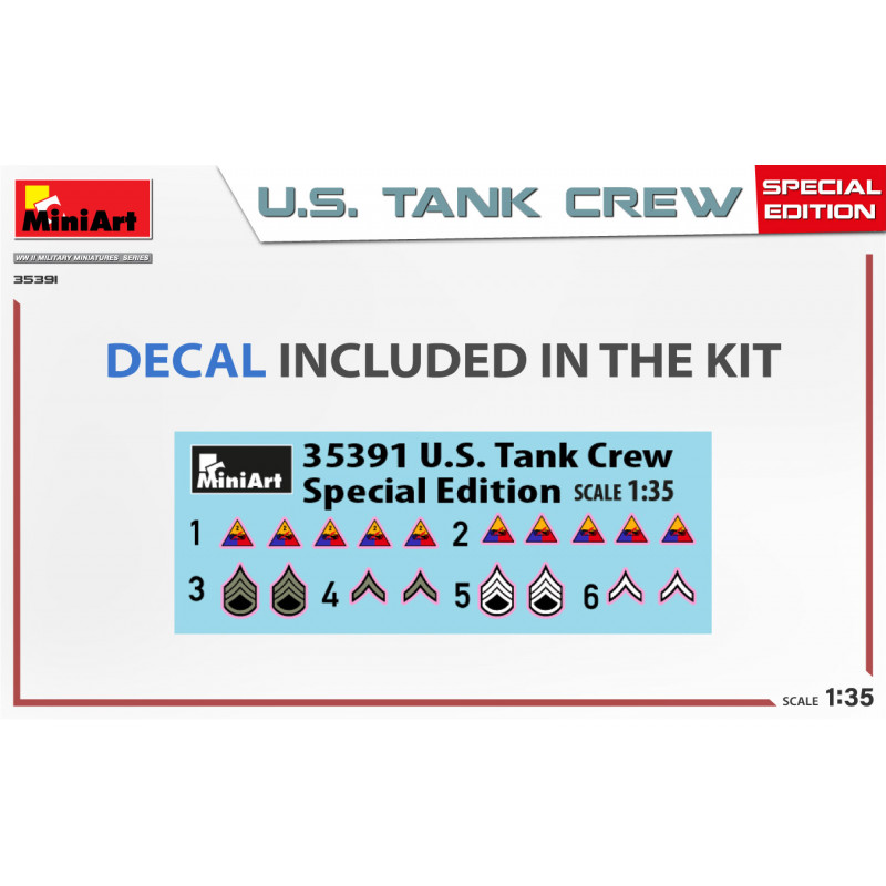 U.S. TANK CREW. SPECIAL EDITION