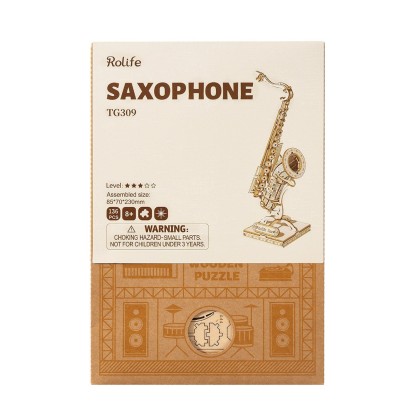 Rolife Saxophone TG309 3D Wooden Puzzle