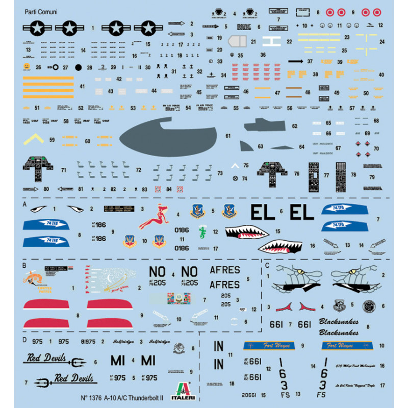 A-10 A/C THUNDERBOLT ll - GULF WAR