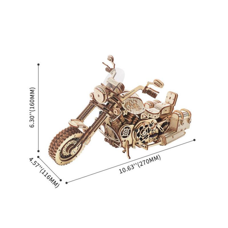 ROKR Cruiser Motorcycle LK504 3D Wooden Puzzle
