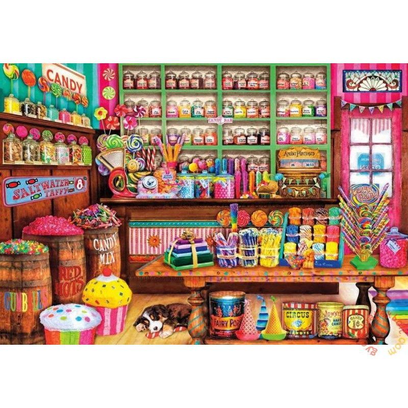 Puzzle Educa La Tienda de Dulces de 1000 Piezas