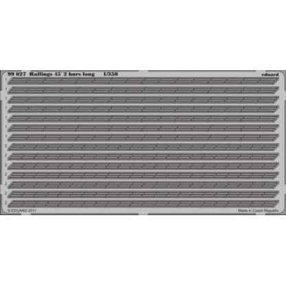 BARANDILLAS 45º 2 BARRAS LARGA 1/350