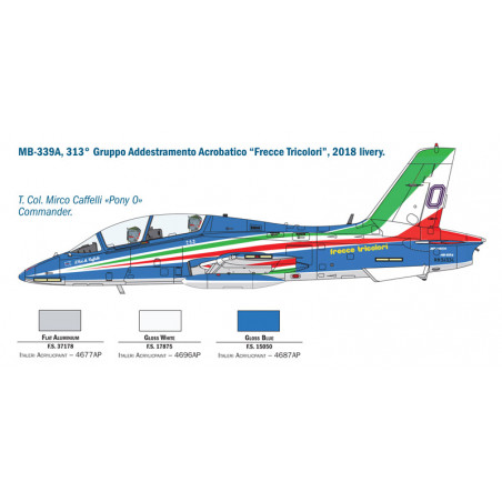 Aermacchi MB-339 P.A.N. 2018 Livery 1/72