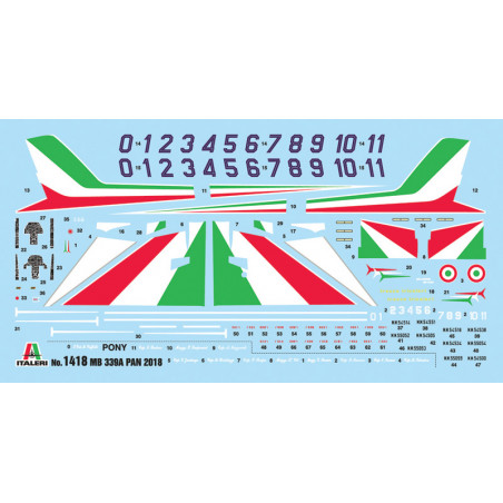 Aermacchi MB-339 P.A.N. 2018 Livery 1/72