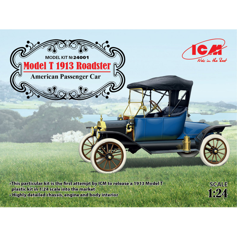 Model T 1912 Commercial Roadster, American Car 1/24