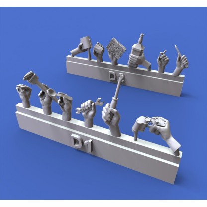 Assorted hands set No.1 1/35