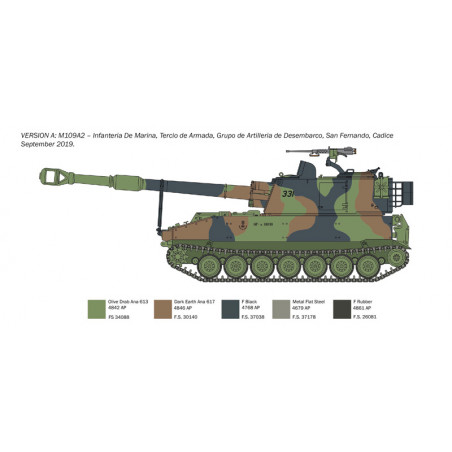 M60A-3 LINK-AND-LENGTH TRACK, calcas españolas 1/35