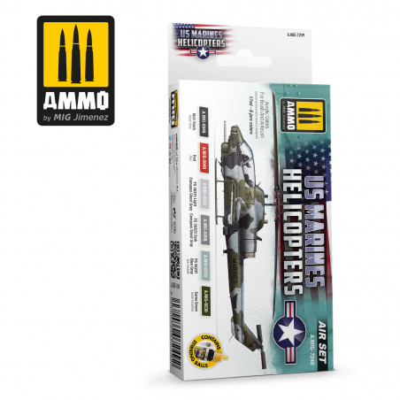 SET DE COLORES US MARINES HELICOPTERS