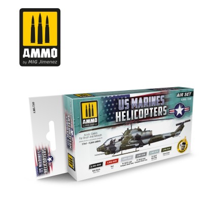 SET DE COLORES US MARINES HELICOPTERS