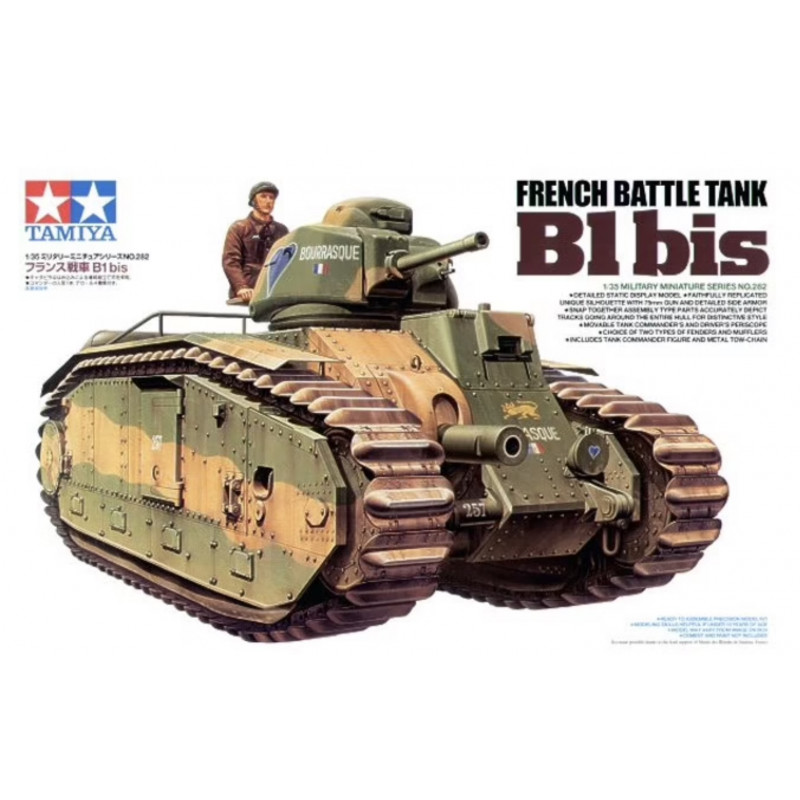 B1 BIS,GERMAN ARMY 1/35 TAMIYA