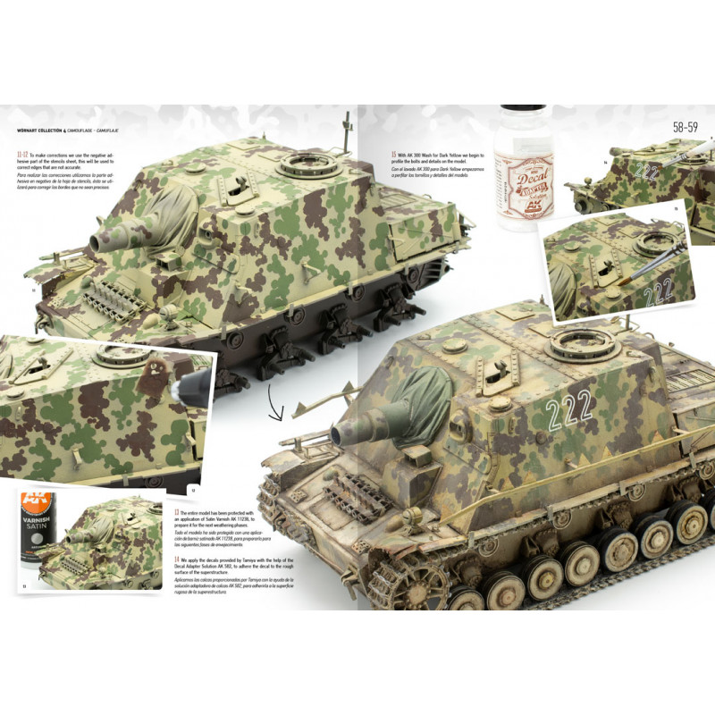 DESCONCHONES, Serie ilustrada de técnicas de envecimiento en modelismo