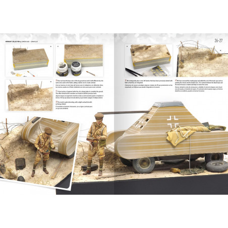 DESCONCHONES, Serie ilustrada de técnicas de envecimiento en modelismo