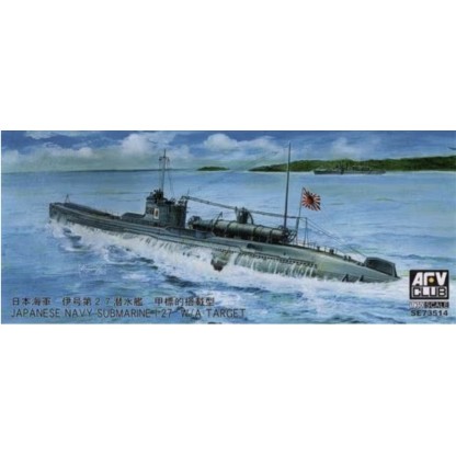 Japanese Navy Submarine I-27 with A-Target