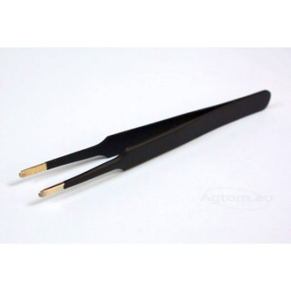 Pinza recta  punta plana