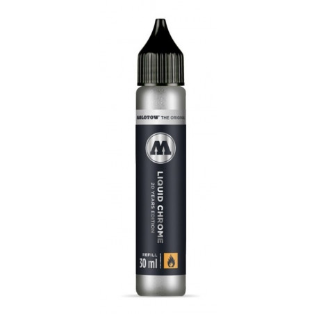 TINTA LIQUID CHROME MOLOTOW 30 ML (RECARGA)