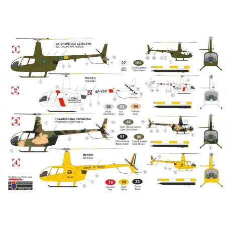 Robinson R-44 Raven II "Military" 1/72