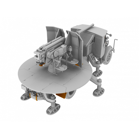 Italian Autocannone 3Ro with 90/53 90mm Anti-Aircraft Gun 1/72