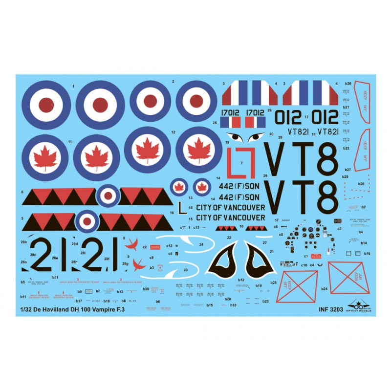 DH-100 VAMPIRE F MK.3 1/32