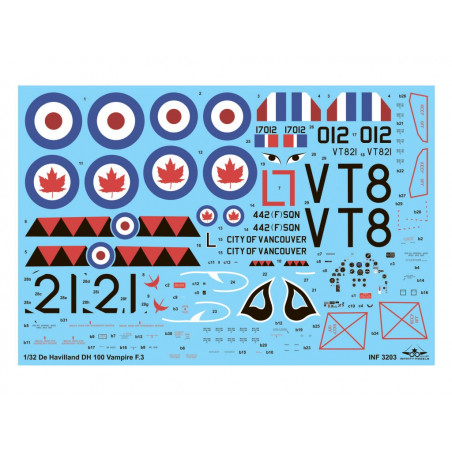 DH-100 VAMPIRE F MK.3 1/32