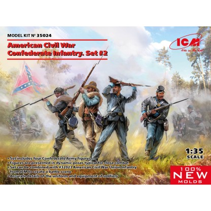 American Civil War Union Infantry (100% new molds) 1/35