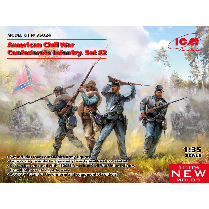 American Civil War Confederate Infantry
Set 2