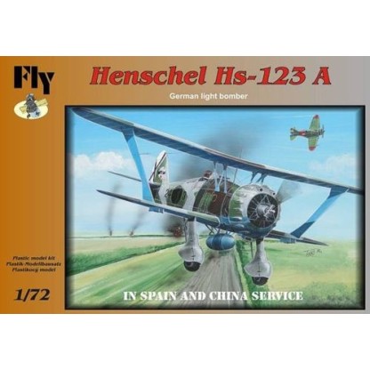 Henschel Hs 123A. Decals Spain and China 1/72