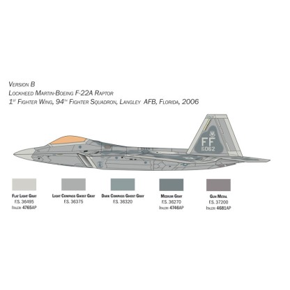 Lockheed-Martin F-22 Raptor  1/48 2