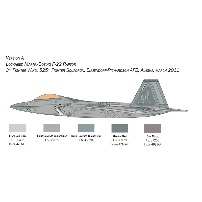 Lockheed-Martin F-22 Raptor  1/48