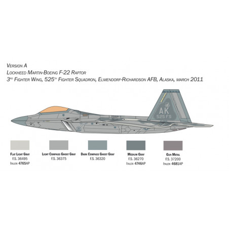 Lockheed-Martin F-22 Raptor  1/48