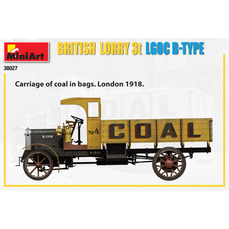 AUTO TRAVELERS 1930-40S BRITISH LORRY 3T LGOC B-TYPE 1/35