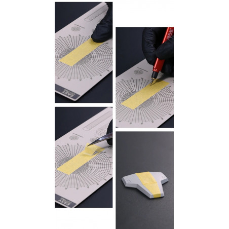 Masking tape easy cutting mat C