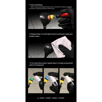 Polishing sponges black 2