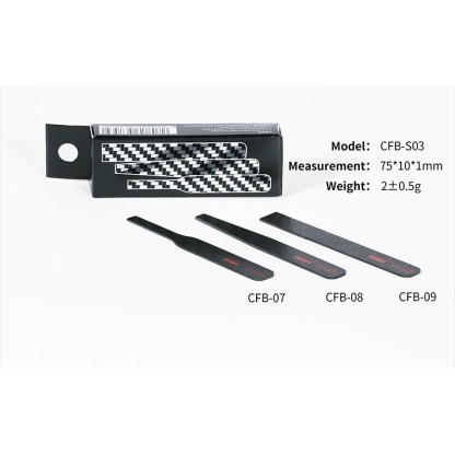 Irregular Carbon Fiber Sanding Stick set 3