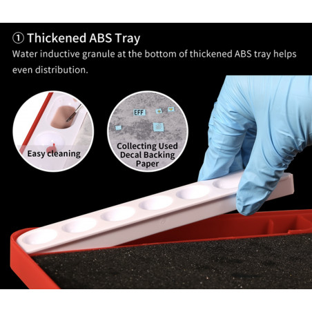 MOISTURE - RETAINING PALETTE FOR PAINTS
