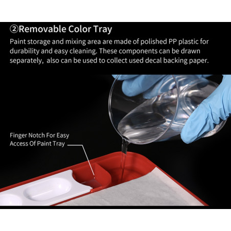 MOISTURE - RETAINING PALETTE FOR PAINTS