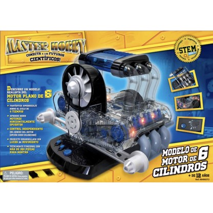 MOTOR PLANO DE 6 CILINDROS