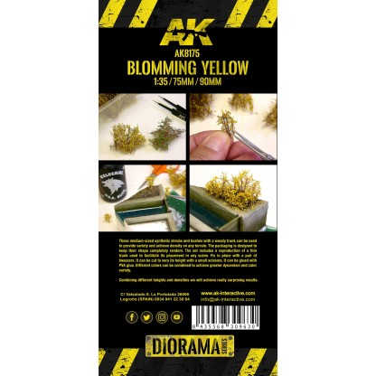 BLOMMING YELLOW SHRUBBERIES 1:35 / 75MM / 90MM 2