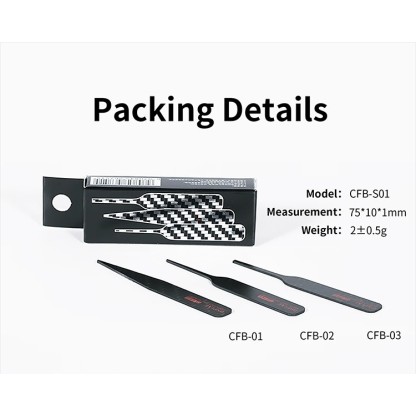 Irregular Carbon Fiber Sanding Stick set 1