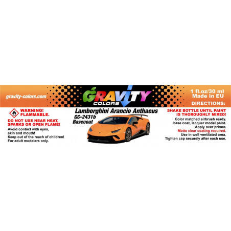McLaren Volcano Red Gravity Colors Paint – GC-2200