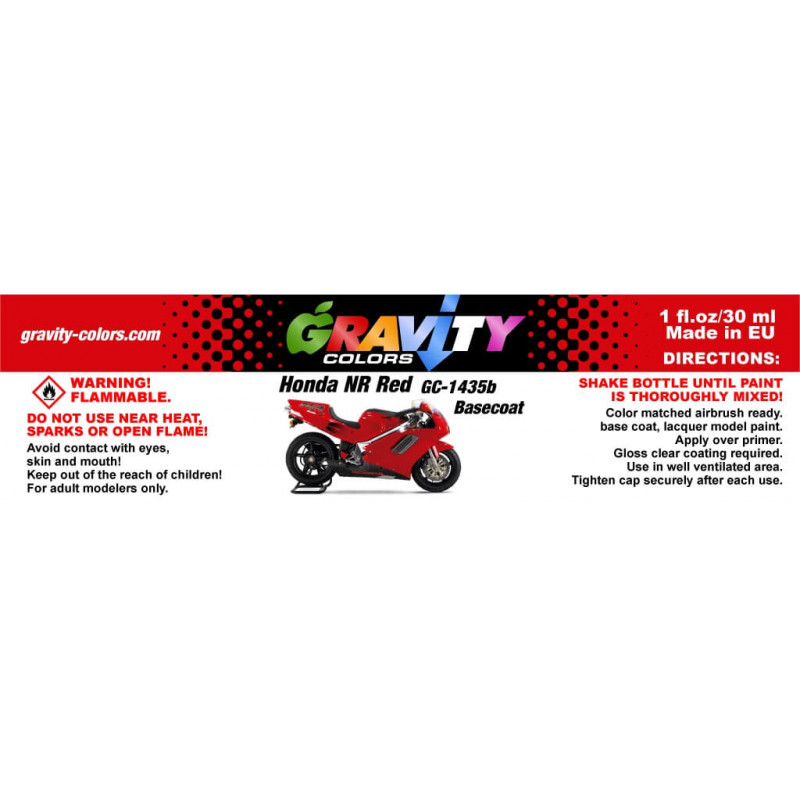 Honda Grand Prix Red Gravity Colors Paint – GC-1277