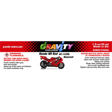 Honda Grand Prix Red Gravity Colors Paint – GC-1277