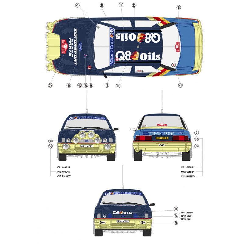 FORD SIERRA COSWORTH 4X4 - RALLY DE MONTE CARLO 1991