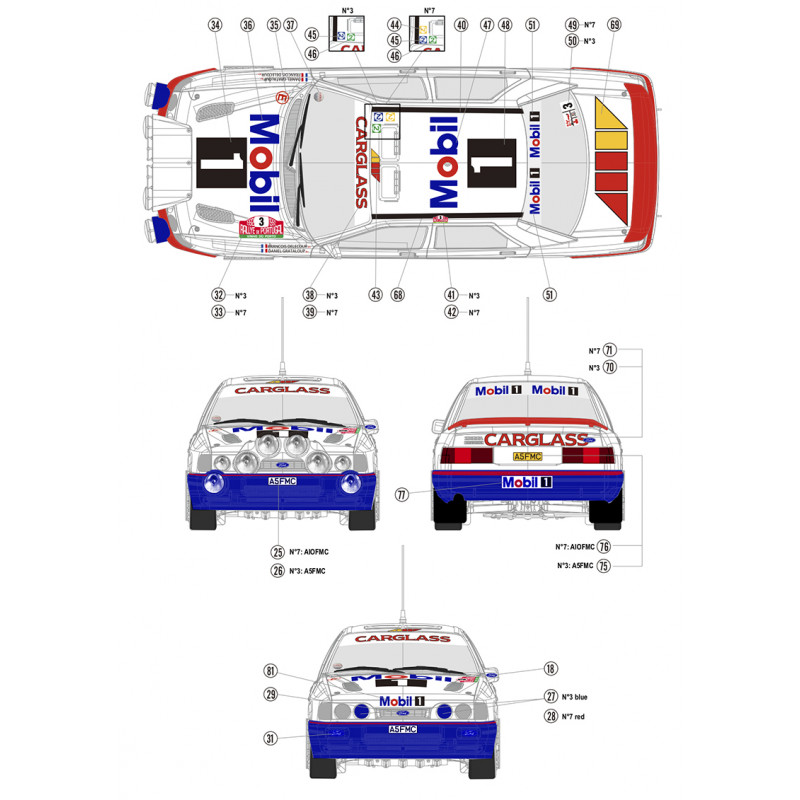 FORD FIESTA S2000 1/24