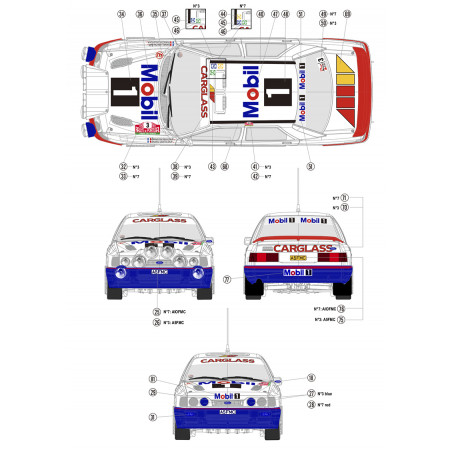 FORD FIESTA S2000 1/24