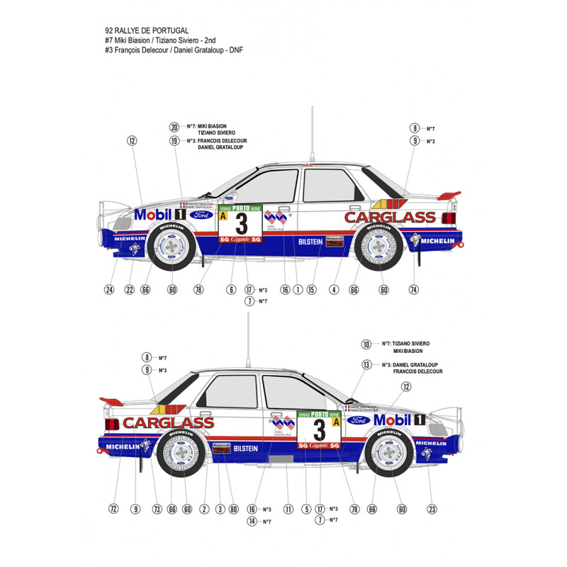FORD FIESTA S2000 1/24